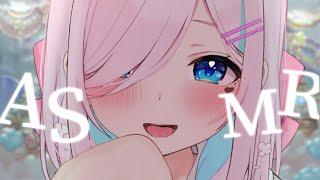 【ASMR】お耳をぎゅぅっと圧迫される音..⯎耳塞ぎ。耳元吐息と耳ふー。睡眠導入/作業用。【#イル_フローラ/Vtuber】