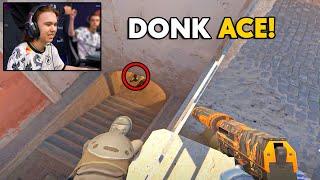 DONK Gets a stunning Ace! W0NDERFUL 1v5 Ace Clutch! CS2 Highlights