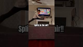 Scarlett's AIR split! #scarlett #gymnastics #shorts