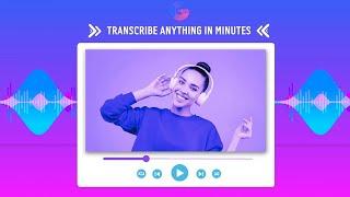 Convert Audio to Text - Best Online AI Transcriber