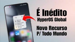 Liberou Pra Geral! Chegou + 1 Novo Recurso Na HyperOS Global - Ative Agora No seu Poco - Redmi - Mi