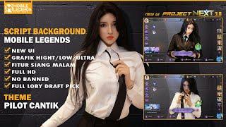 Background Mobile Legends Pilot Cantik New UI