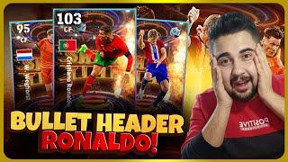 SHOW TIME BULLET HEADER 103 RONALDO GELMİŞ! ART ARDA 2 SHOW TIME ÇIKARDIM! eFootball Mobile 2024