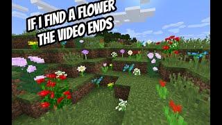If I see a Flower the video Ends...