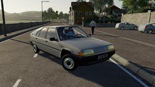 Citroen BX - Farming Simulator 2019 [FS19 LS19 Classic Youngtimer Car Mod]