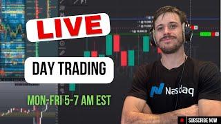 Day Trading Live | Scalping BookMap | TopStep X | NQ Futures | 5-7AM