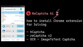 noCaptchaAi : Fast and Free Captcha Solver Chrome Extension  2023 | FREE 6000  credits monthly