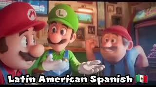 Charles Martinet in the Super Mario Movie in 6 different languages