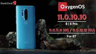 OxygenOS 11.0.10.10 | OxygenOS 11.0.11.11 | Stable OTA Update | OnePlus 8Pro | OnePlus 8 |OnePlus 8T