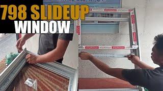 HOW TO ASSEMBLE 798 SERIES SLIDE UP WINDOW WITH SCREEN/ SLIDE UP WINDOW // GONJOE