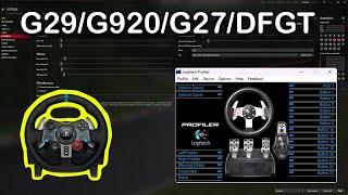 Logitech Force Feedback Settings Assetto Corsa - Logitech G25/G27/G29/G920/G923