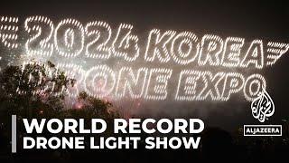 World record drone light show: More than 5,000 drones showcased