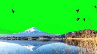Water - Ocean - Lake - Mountain  (Green Screen Lake Effects) || Green Screen Mountain Lake