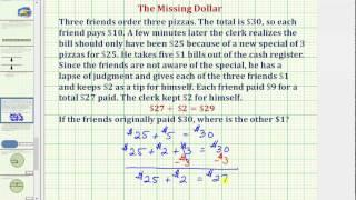 Missing Dollar Puzzle