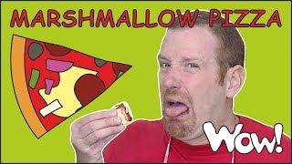 Perfect Marshmallow Pizza Story from Steve and Maggie NEW | Food for Kids Stories | Wow English TV