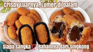 LUDES DISERBU ANAK-ANAK‼️BENERAN DARI SINGKONG SAJA JADI JAJANAN YANG CRISPY DAN LUMER  DALAMNYA