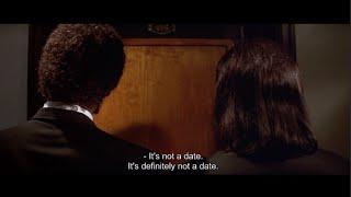 Pulp Fiction - It's not a date, it's definitely not a date - HD WITH ENGLISH SUBTITLES