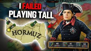 I tried PLAYING TALL in EU4 but I physically cannot
