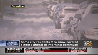 Some Pittsburgh Streets Remain Snow Covered Ahead Of Morning Commute