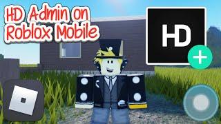 How to Get HD Admin on Roblox Mobile! (2024)