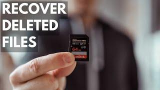 How To Recover Deleted Files From SD Card!