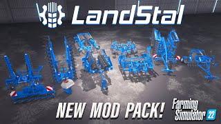 Farming Simulator 22!! NEW LANDSTAL MODS (10 PACK) | PS5 (Review) 13th July 24.