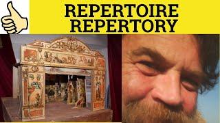  Repertoire Repertory - Repertoire Meaning - Repertory Examples - Repertoire Defined- Foreign Words