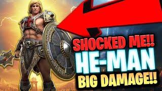 HE-MAN SURPRISINGLY GOOD!!! BIG DAMAGE!!!| RAID: SHADOW LEGENDS