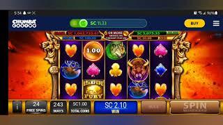 Chumba Casino | Turning my free SC1 into a cashout! 