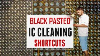 Hard Black Pasted IC cleaning  0️⃣ SCRETCH  @TechinPB15  ( tips/tools/reball )