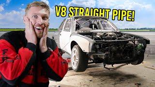 STRAIGHT PIPING THE V8 SWAPPED BMW E30!