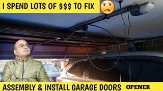 How To Assemble And Installation Garage Door Opener / Replacing garage Door Opener With Jaytech 1200