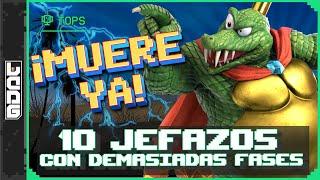 10 JEFES de VIDEOJUEGOS con TANTAS FASES que TERMINAMOS AGOTADOS