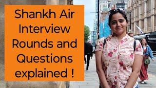 SHANKH Air , new airline launching in later part of 2024 | Interview rounds explained