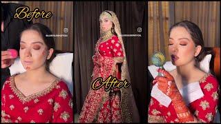 Arisha Razi's Barat Day Royal Makeup Tutorial|Royal Wedding Makeup#arisharazikhan