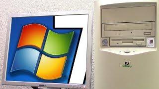 Installing Windows 7 on the $5 Windows 98 PC!