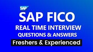 Real Time SAP FICO Interview Questions and Answers 2024 |  SAP FICO Interview Questions |