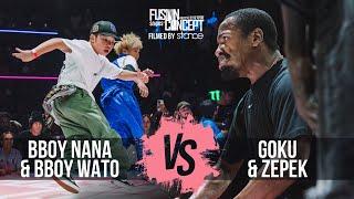 FUSION CONCEPT 2023 - TOP 18 - 7th BATTLE - BBOY NANA & BBOY WATO VS GOKU & ZEPEK