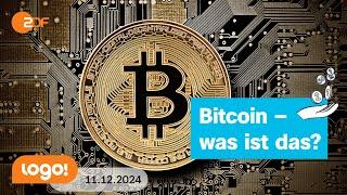 Bitcoin erklärt: Was steckt hinter der Kryptowährung? | logo!-Nachrichten vom 11.12.2024