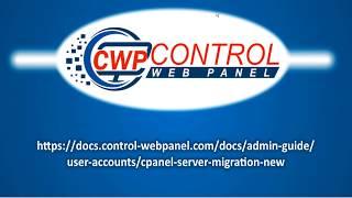 cPanel Server Migration to CWP