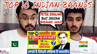 PAKISTANI BOYS REACTS TO TOP 10 INDIAN BRANDS IN WORLD | MEER BROS REACTIONS