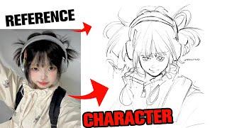 HOW I CHANGE "REFERENCE" to "TOON CHARACTER"