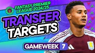 MY FPL GW7 TRANSFER TARGETS ️ Johnson of Spurs + Palmer Essential? | Fantasy Premier League 2024/25