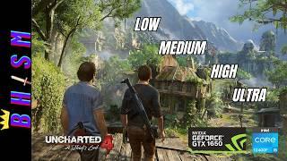 GTX 1650 | Uncharted 4: A Thief's End- Can You Play at 60FPS 1080P?