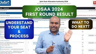  Live | JOSAA 2024 | First Round Seat Allotment | DOs & DON'Ts | Very Important Instruction
