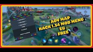 AOV MAP HACK 1.54 MOD MENU  EU SERVER  ARENA OF VALOR   2024