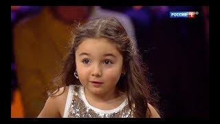 Daniela and famous Afric Simone in a Russian TV-Show, "Hello, Andrey!"