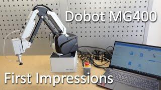 Dobot MG400 Robotic Arm: my first impressions, demos and hardware overview.