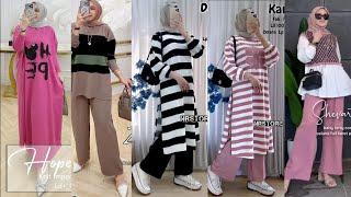 BAJU SETELAN WANITA || LONG TUNIK SET || ONE SET TERBARU & KEKINIAN