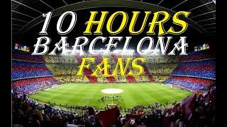 Real Stadium Atmosphere Barcelona | Real fan shouts | for soccer / football ghost games (10 hours)